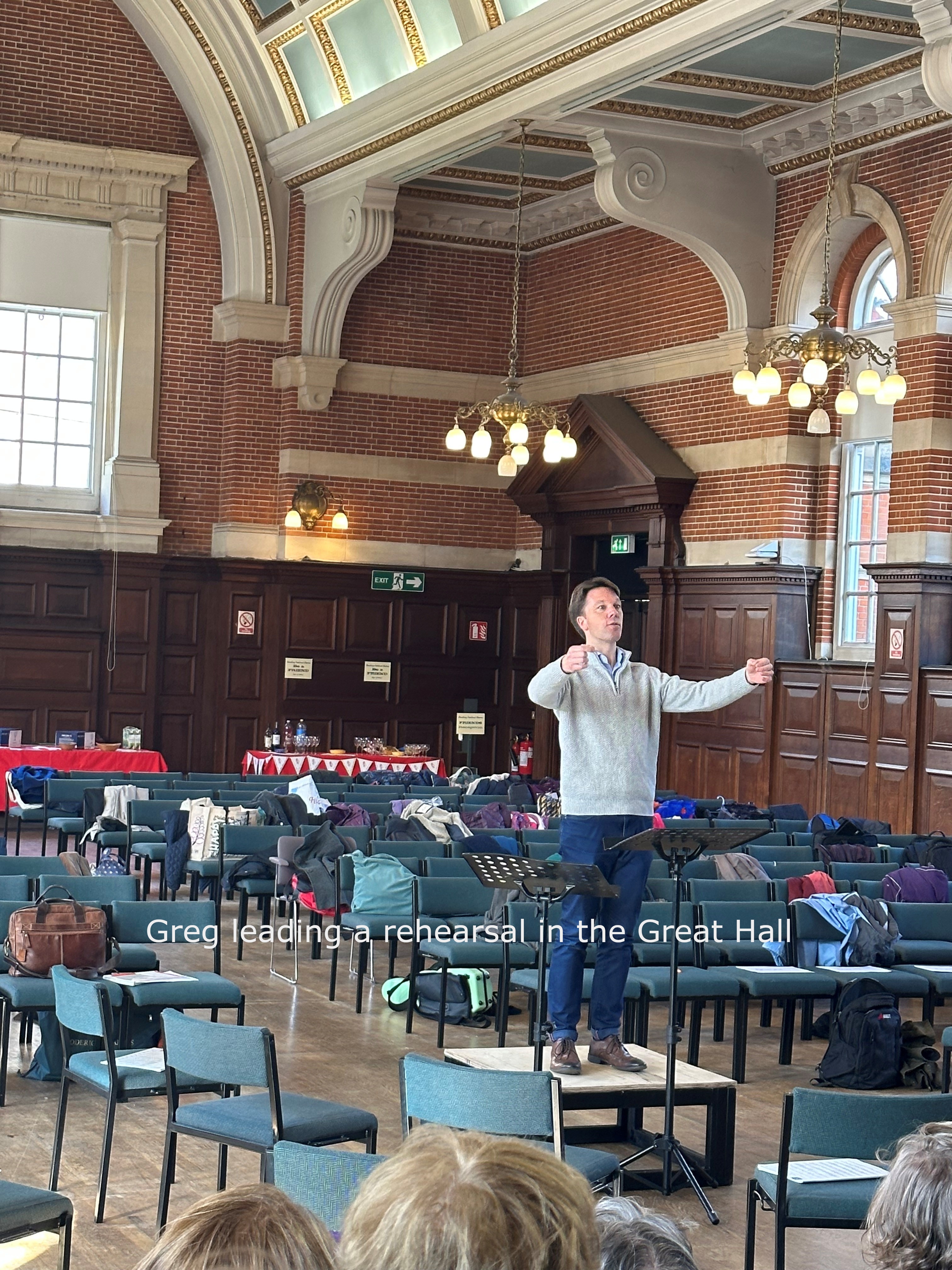 Greg conducting